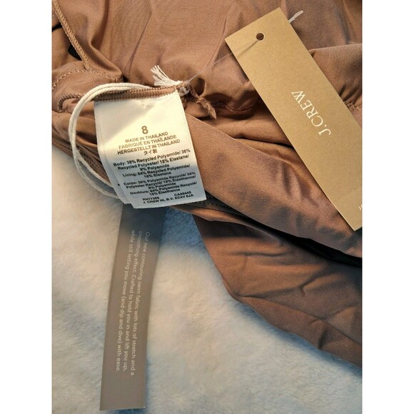 J.Crew Mira one-piece swimsuit in Classic Sculpt Smoky Willow Wood Size 6 NWT - Picture 5 of 11